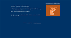 Desktop Screenshot of honza.zestoda.net