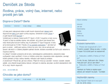 Tablet Screenshot of denicek.zestoda.net